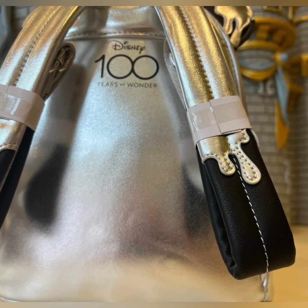 Loungefly X Disney 100 Years of Wonder Platinum Celebration Backpack NWT - Picture 4 of 6